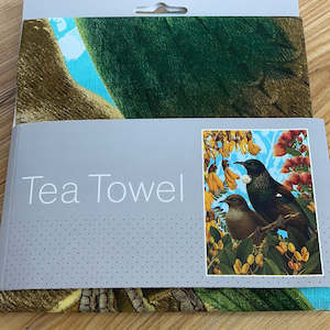 Botanic Bird Tea Towel - Tui