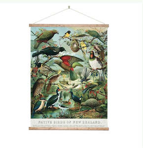 100 New Zealand: Native Birds of New Zealand Wall Hanging