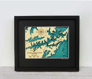 Nz Artist Collections: Queen Charlotte Sound Wall Art - Small