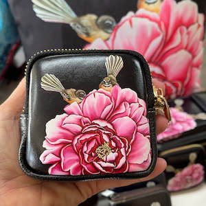 Peony Fantail Coin Purse