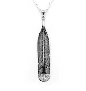 Nick Von K: Huia Feather Necklace