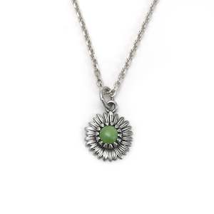 Nick Von K: Pounamu Daisy Pendant