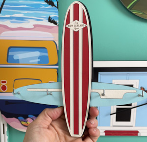 Surfboard Key Holder