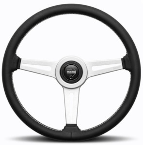 Momo Retro Leather Steering Wheel 360mm