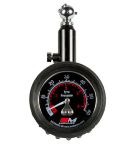 Motorsport Tyre Pressure Gauge Analogue Hand Held Dial 0-60 psi