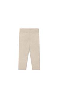 Frankie Knitted Legging - Oatmeal Marle