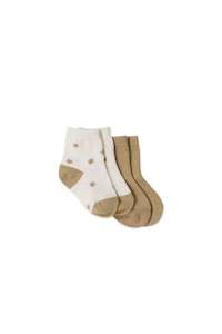 2PK Sock - Twinkle Toes Fawn/Fawn