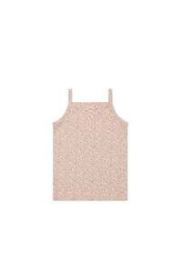 Organic Cotton Singlet - Amber Rose