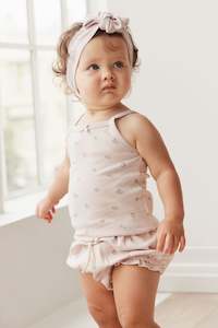 Organic Cotton Singlet - Meredith Violet