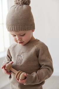 Tops: Ethan Jumper - Doe Marle Deer