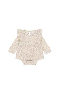 Organic Cotton Vivienne Playsuit - Emmy Egret