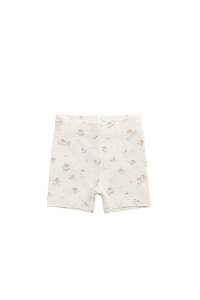 Skirts Shorts: Organic Cotton Everyday Bike Short - Emilia Egret