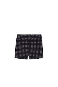 Organic Cotton Everyday Bike Short - Gingham Night