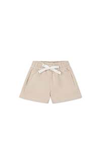 Skirts Shorts: Organic Cotton Jalen Short - Soft Sand