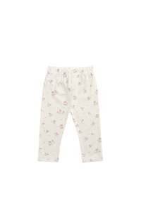 Pants Leggings: Organic Cotton Everyday Legging - Emilia Egret