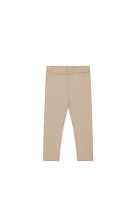 Pants Leggings: Organic Cotton Modal Everyday Legging - Fawn