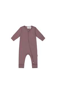 Pima Cotton Frankie Zip Onepiece - Twilight