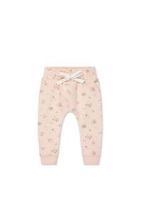 Organic Cotton Morgan Track Pant - Petite Fleur Soft Peony