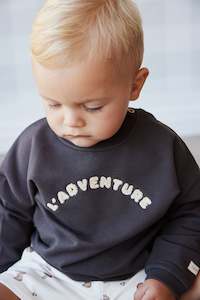 Organic Cotton Damien Sweatshirt - Kalamata L' Adventure