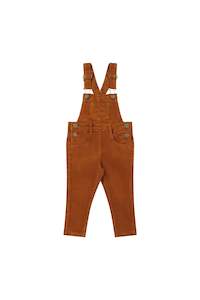 Overalls: Jordie Cord Overall - Cinnamon