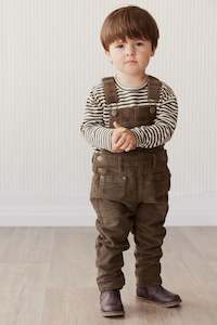 Arlo Cord Overall - Deep Olive