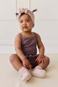 Organic Cotton Bridget Singlet Bodysuit - Goldie Huckleberry Large