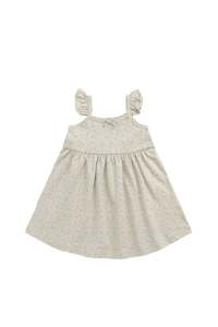 Organic Cotton Gracelyn Dress - Lulu Honeydew