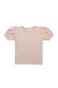 Tops: Organic Cotton Elly Top - Blushing Berry