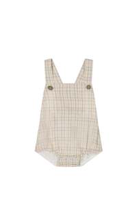 Organic Cotton Samy Playsuit - Billy Check