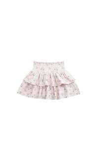 Organic Cotton Ruby Skirt - Sweet Pea Floral