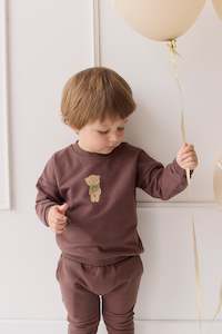 Organic Cotton Damien Sweatshirt - Earth Little Ted