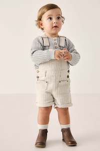 Overalls: Casey Short Overall - Cassava/Soft Clay