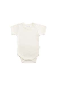 Organic Cotton Olsen Tee Bodysuit - Buttermilk