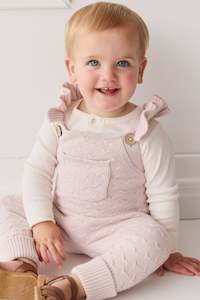 Mia Kintted Onepiece - Soft Misty Rose