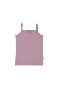 Organic Cotton Modal Singlet - Sweet Mauve