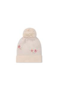 Addison Beanie - Simple Flowers