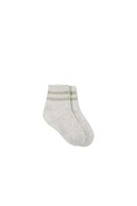 Brayden Sock - Oatmeal Marle