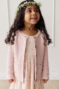 Aude Cardigan - Dainty Pink Marle