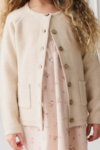 Internet only: Aude Cardigan - Light Oatmeal Marle