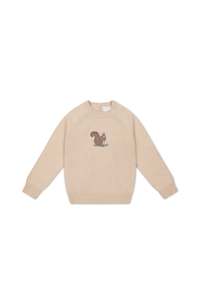 Internet only: Ethan Jumper - Oatmeal Marle Woodland