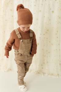 Jordie Cord Overall - Vintage Taupe