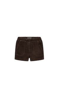 Internet only: Cillian Cord Short - Dark Coffee