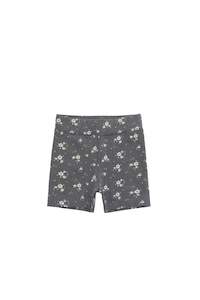 Organic Cotton Everyday Bike Short - Lulu Bloom Lava