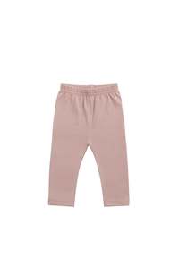 Internet only: Organic Cotton Legging - Powder Pink