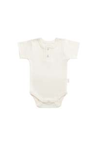 Organic Cotton Darcy Tee Bodysuit - Buttermilk