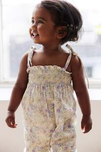 Organic Cotton Summer Playsuit - Mayflower