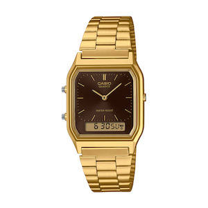 Casio Vintage Duo Gold Watch - AQ230GA-5A