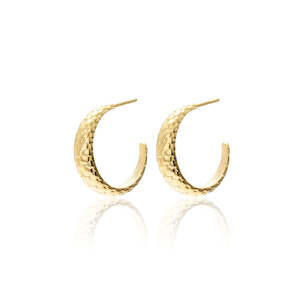 Medium Infinity Hoops (Gold)