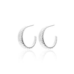 Medium Infinity Hoops (Silver)