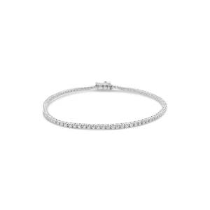 9k White Gold 1.50ct Diamond Tennis Bracelet